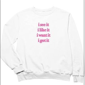 Ariana grande song crewnecks!! All sizes available! UNISEX! HUGE DISCOUNT